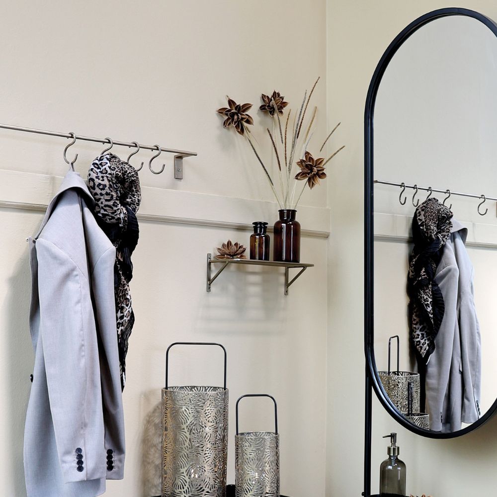 Rambarde en laiton antique