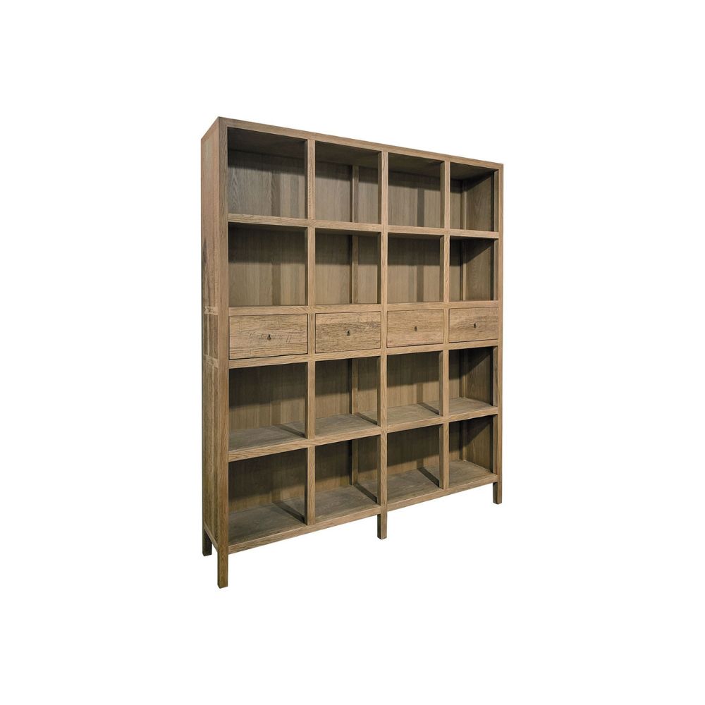 Bibliothèque Monet en chêne