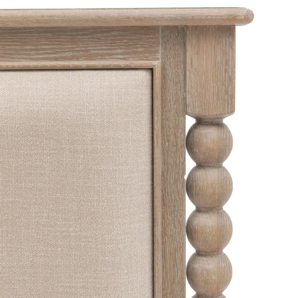 Lit King Size 150 cm (5 pieds) artisanal | Bois massif | Style industriel rustique