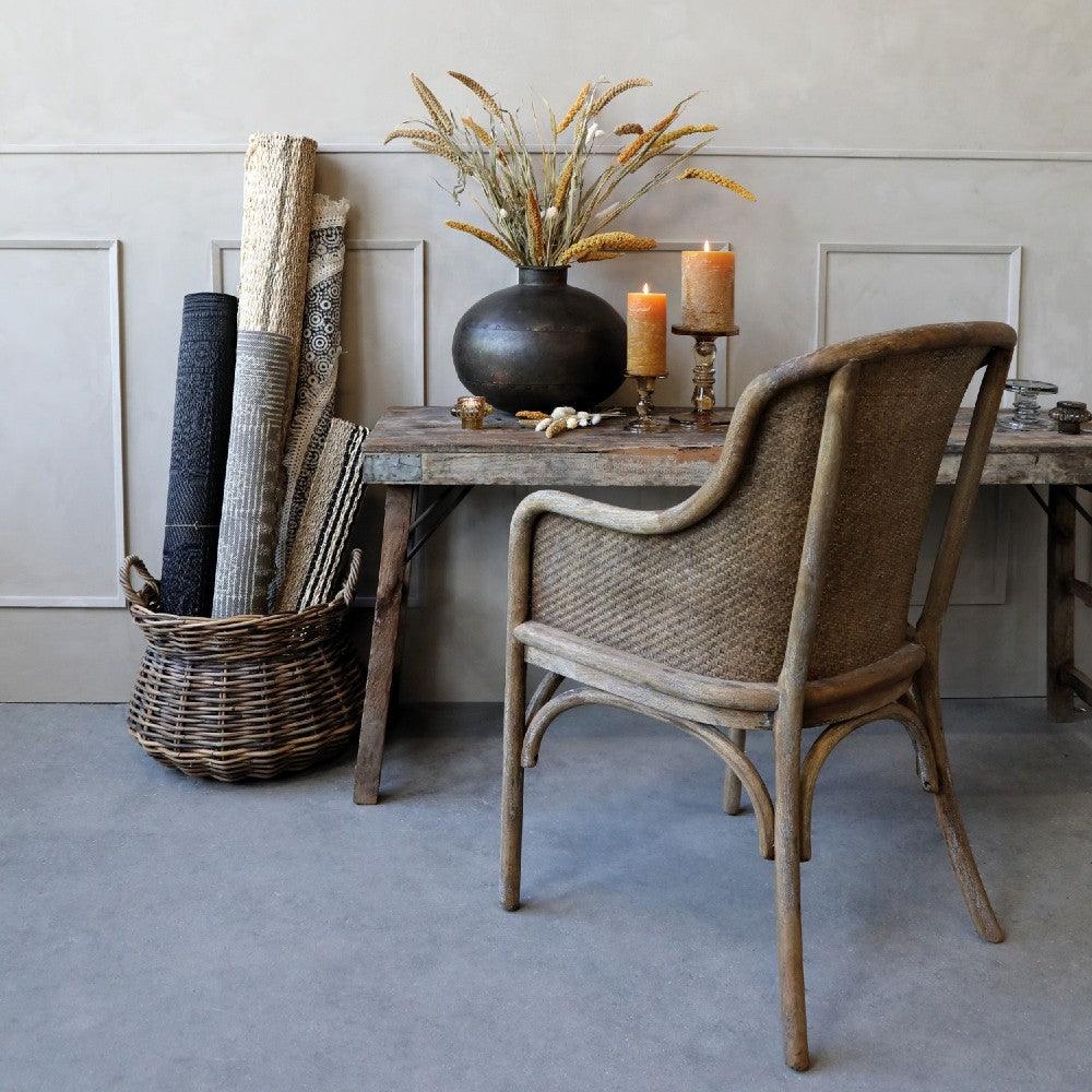 Fauteuil en osier français