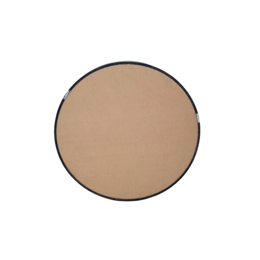 Flamant Robin Rond Miroir Noir