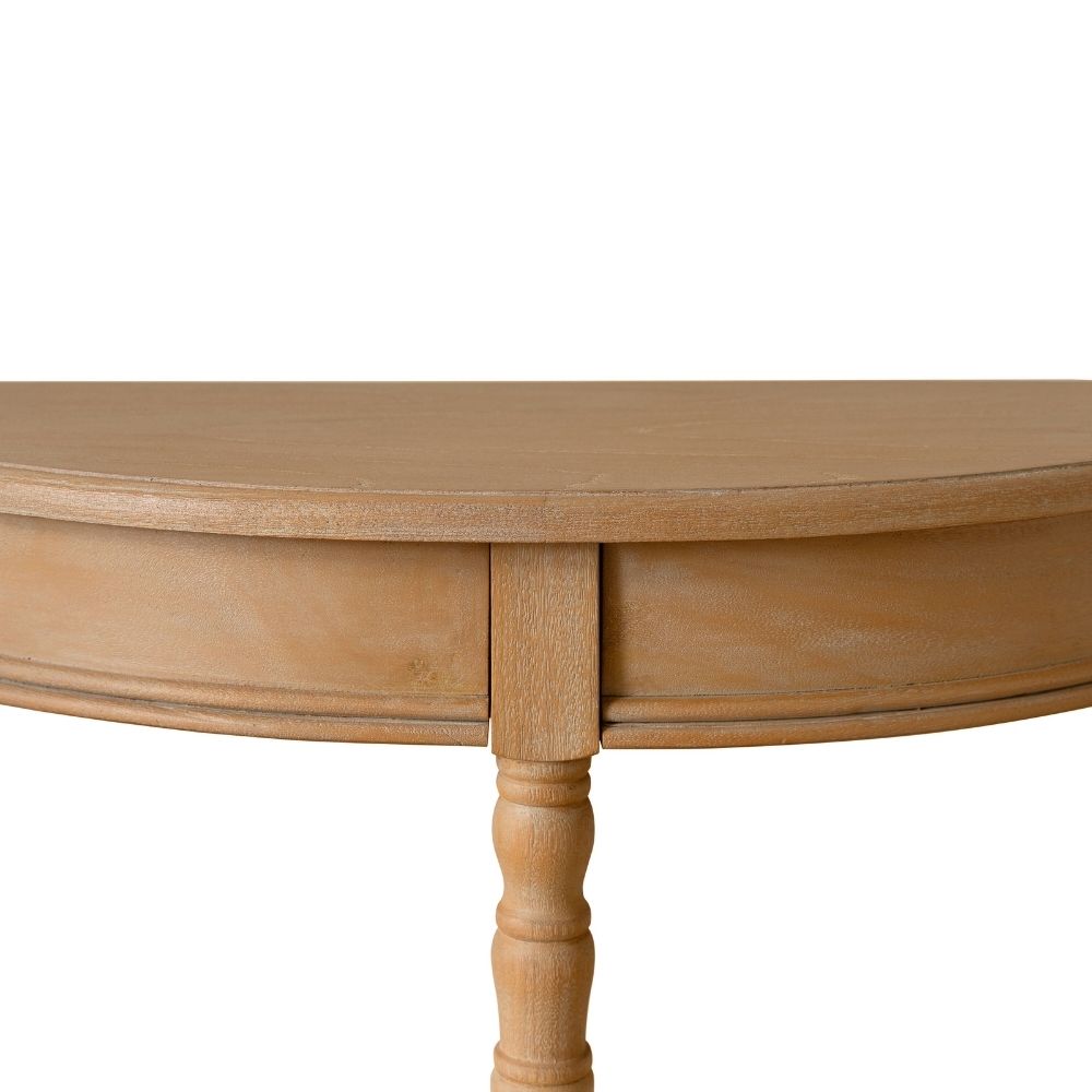 Table console demi-lune Mariella