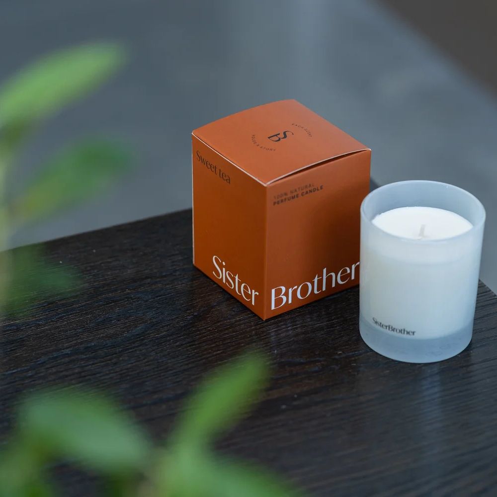 Bougie parfumée au thé sucré - Sister Brother