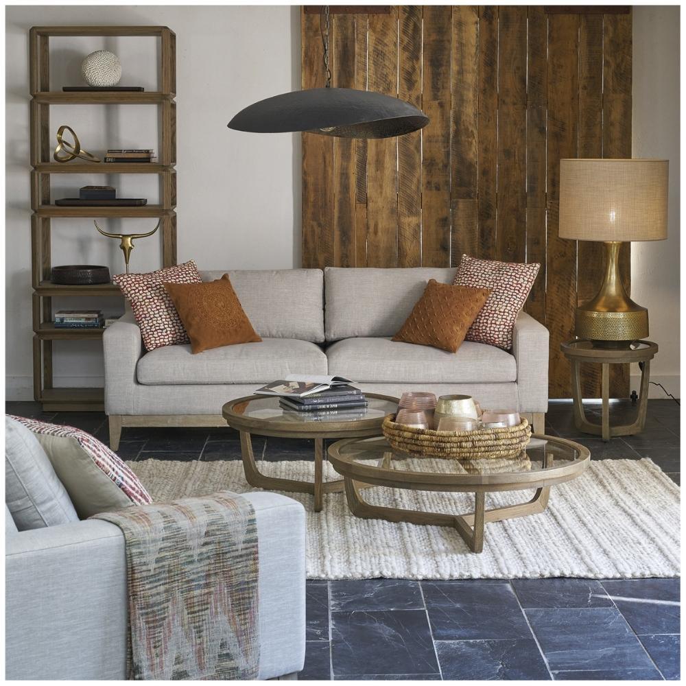 Table basse ronde Noxtam - Verre