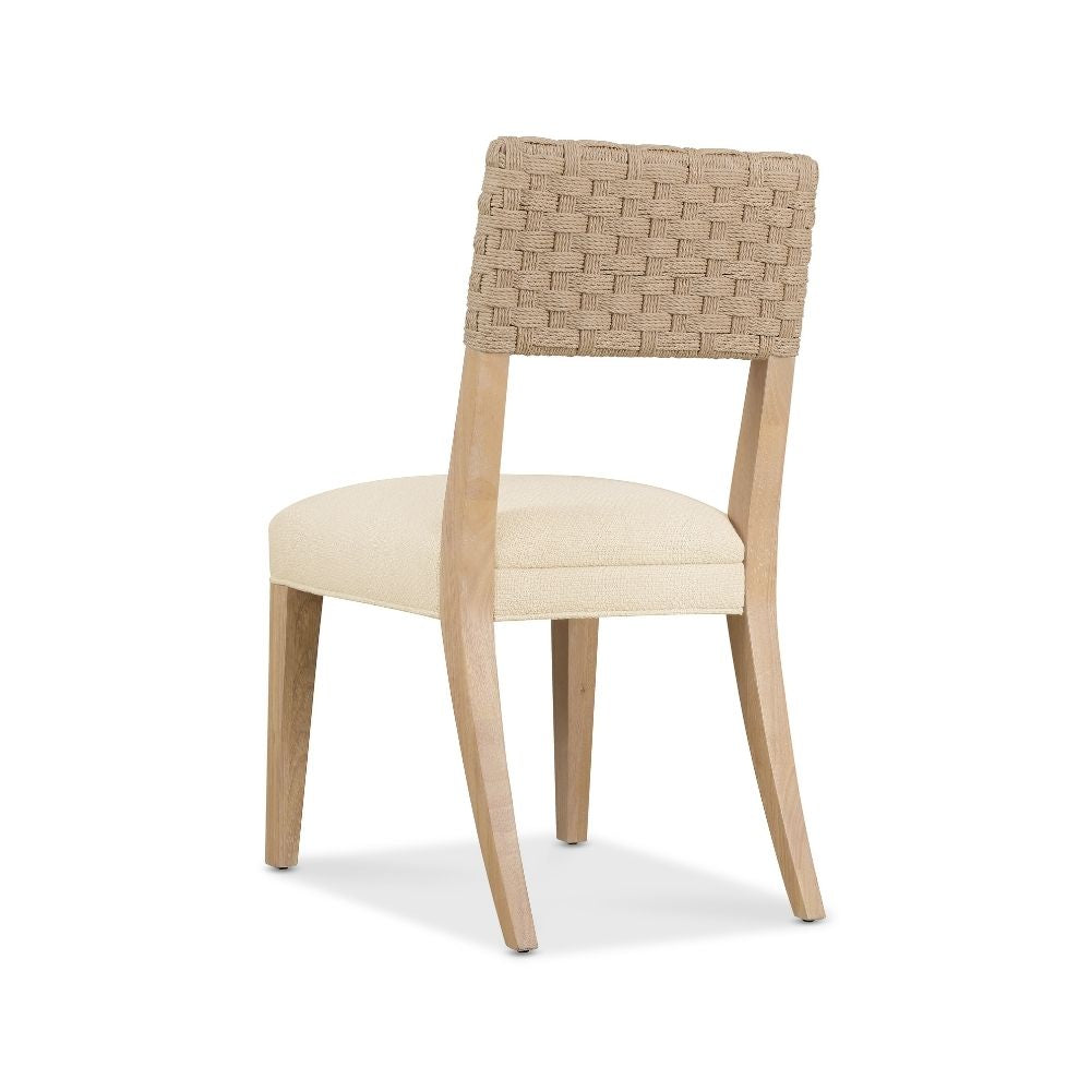 Chaise de salle à manger Story à dossier en rotin