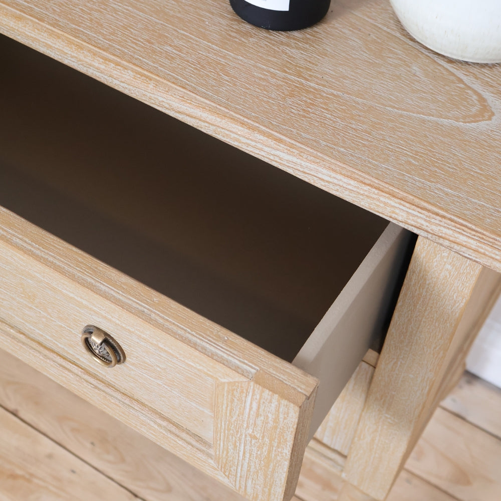 Commode Anita à 2 tiroirs - Gris ciel