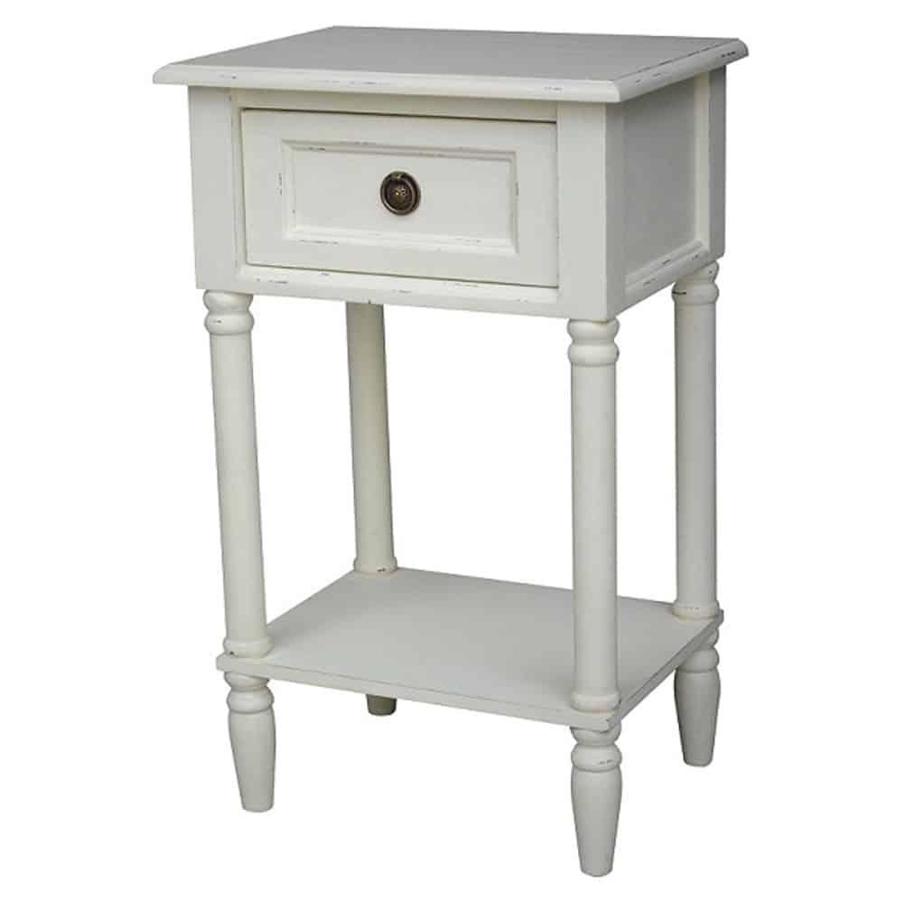 Emma Bedside Blanc cassé