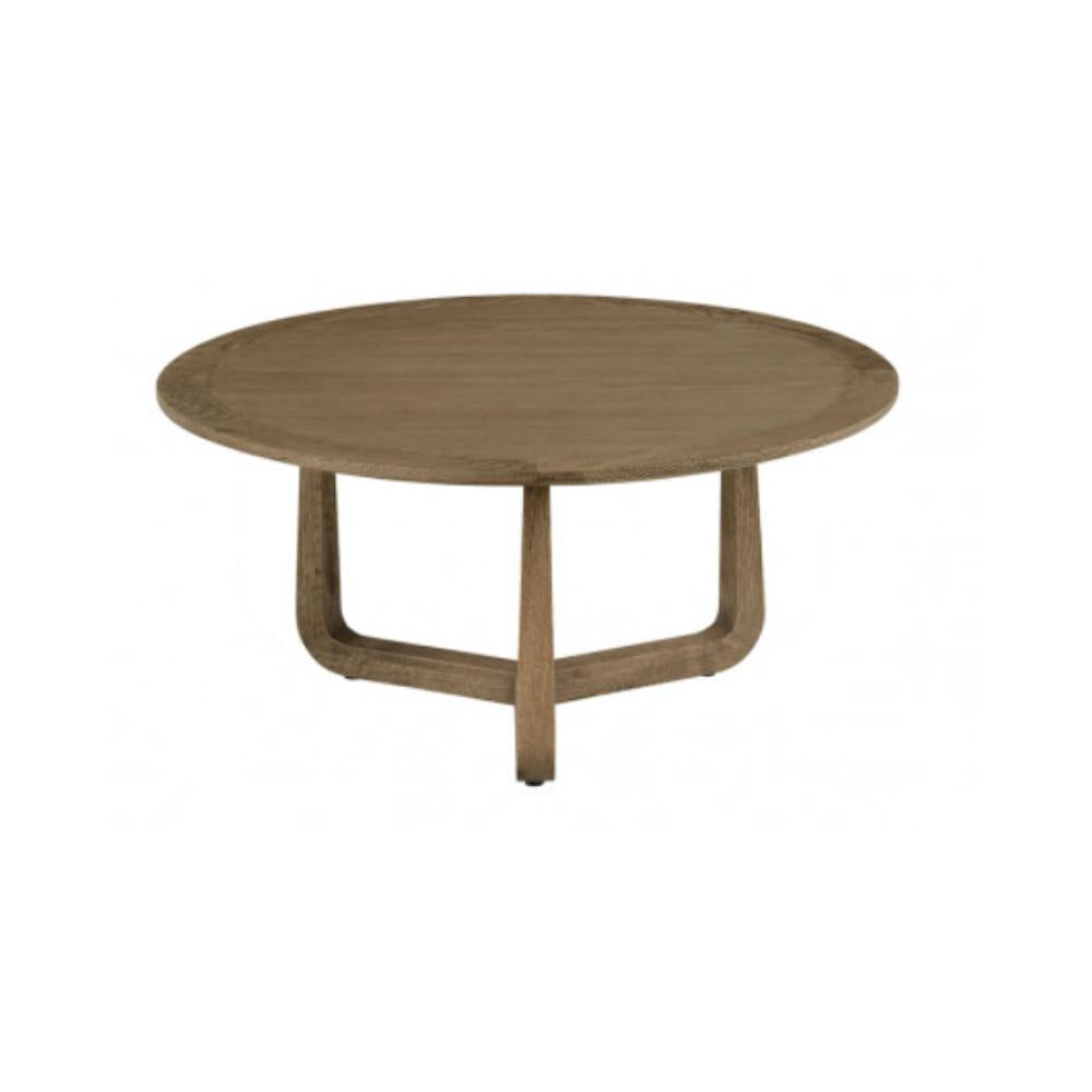 Table basse ronde en bois Noxtam