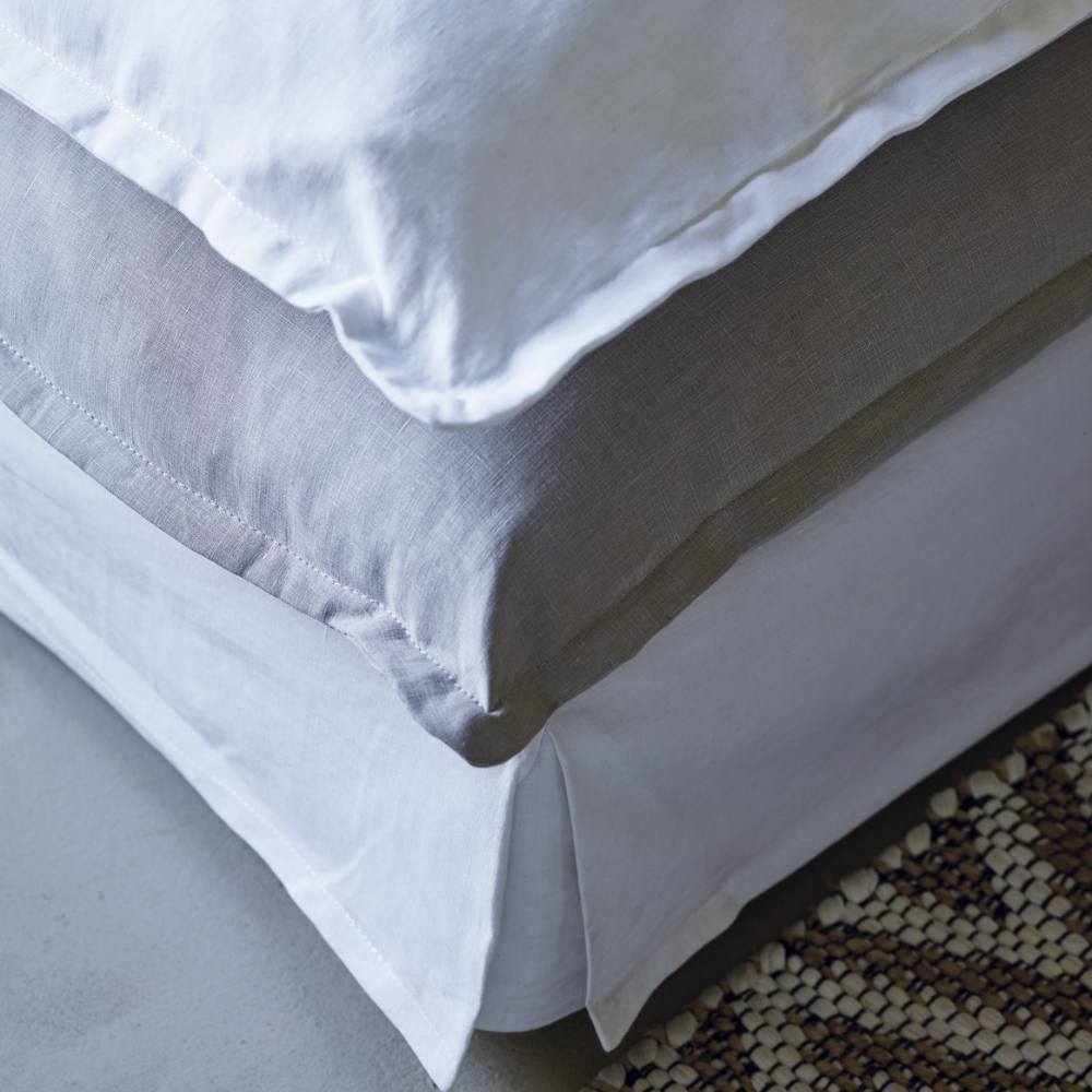 Canapé Theo - Blanc et gris - 180 cm