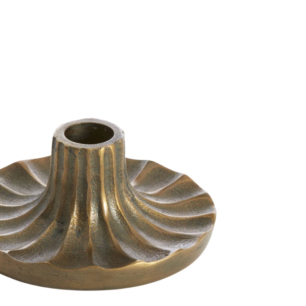 Bougeoir en bronze antique Mendy