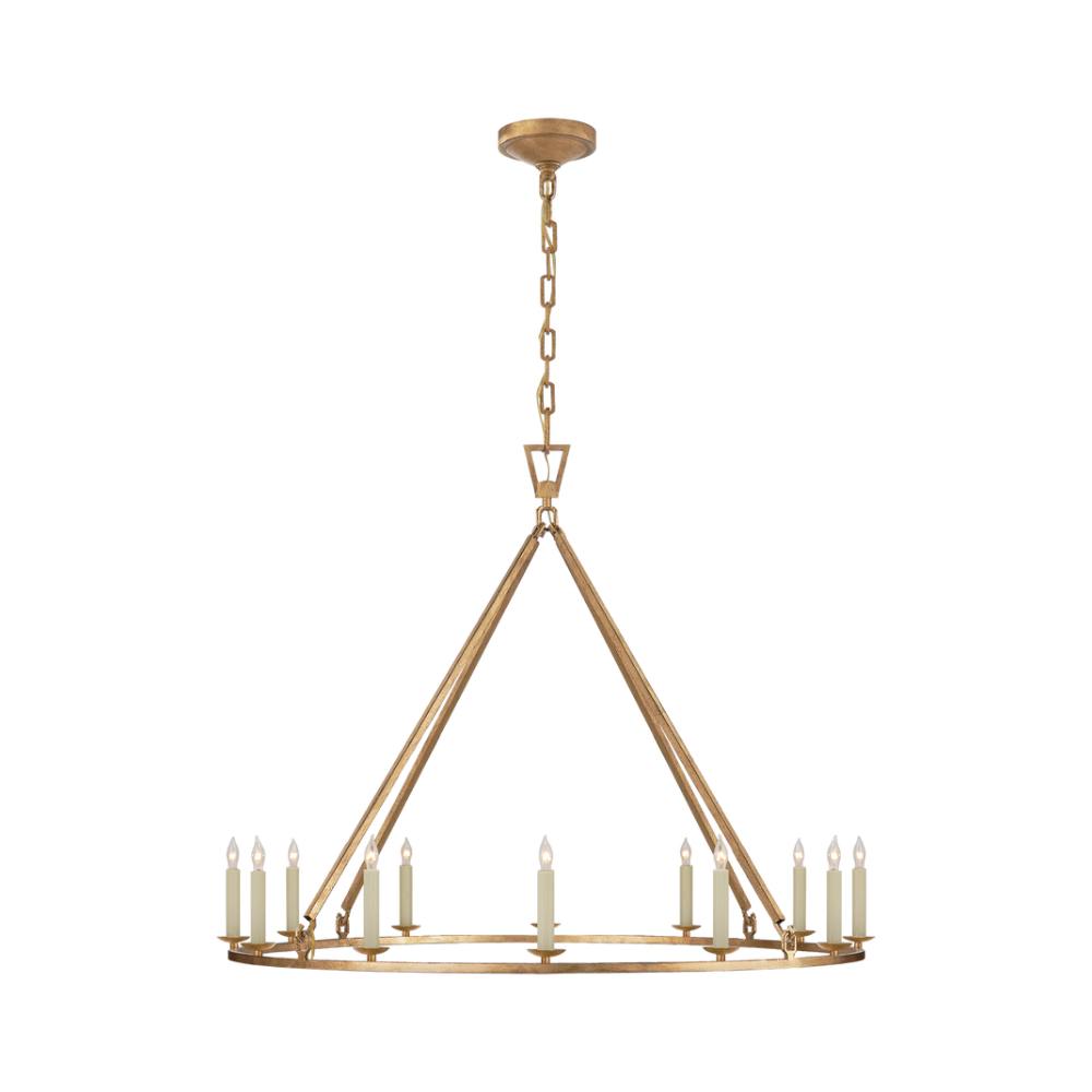 Lustre Darlana à grand anneau simple de Visual Comfort