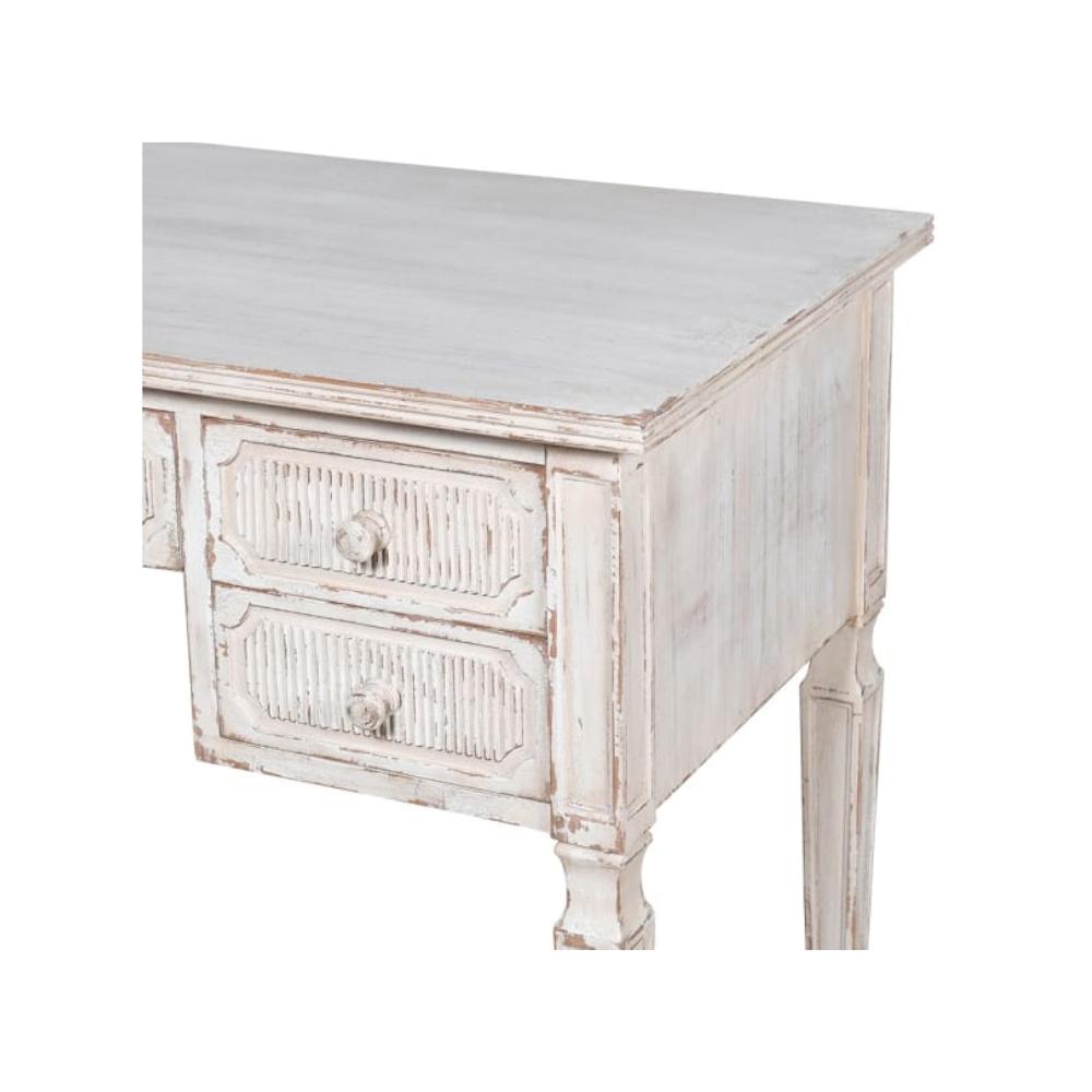 Bureau à cinq tiroirs Barthelemy à côtes