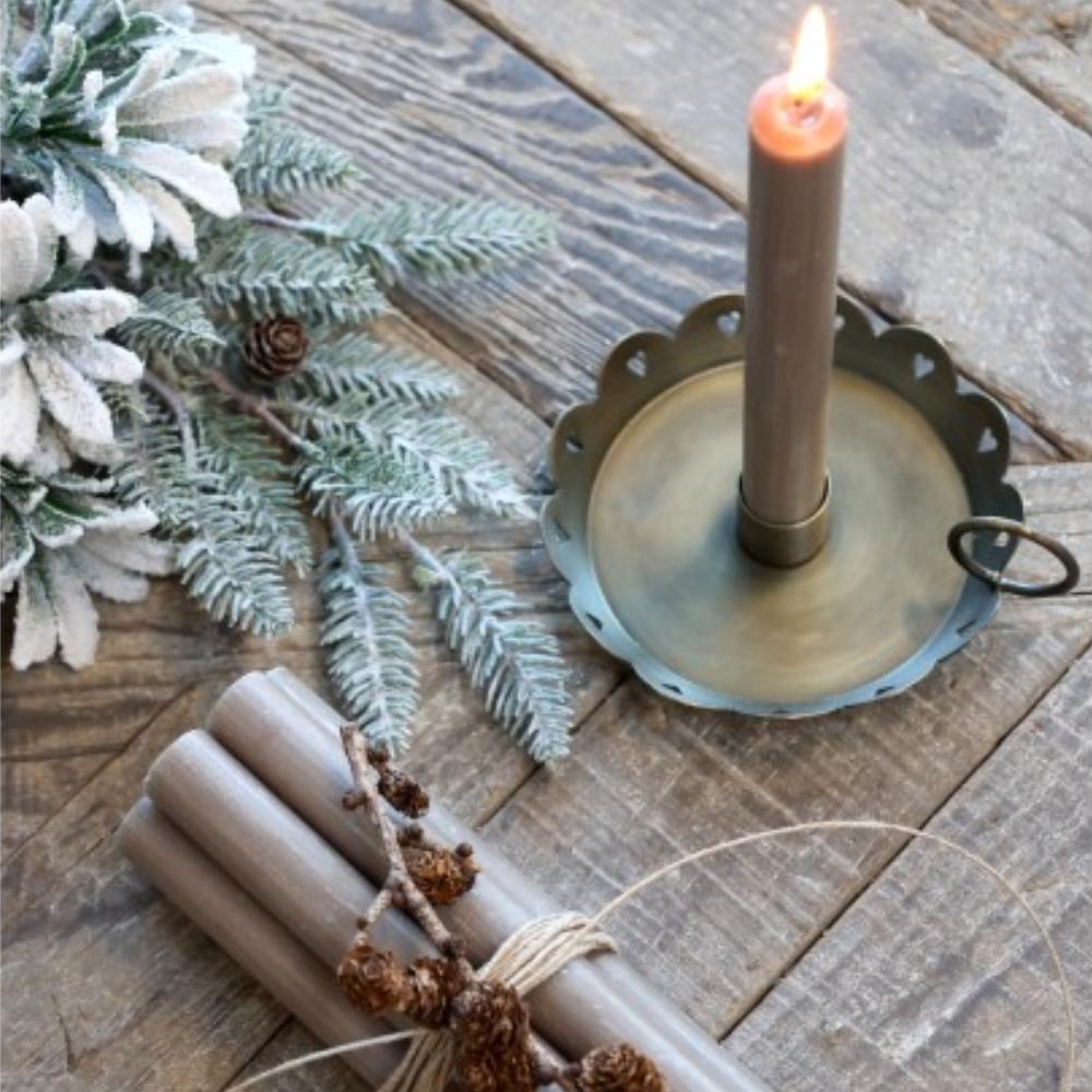 Bougie de table en lin