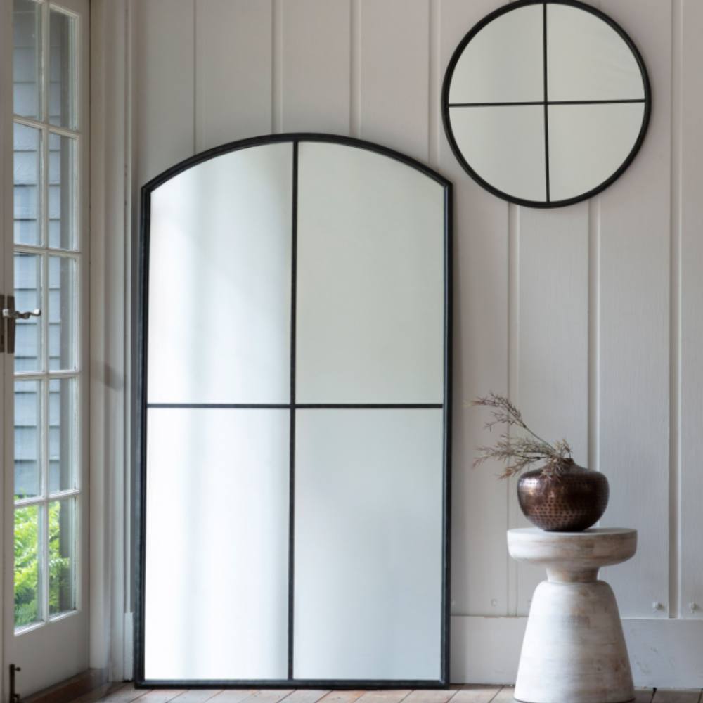 Miroir noir arqué Greta