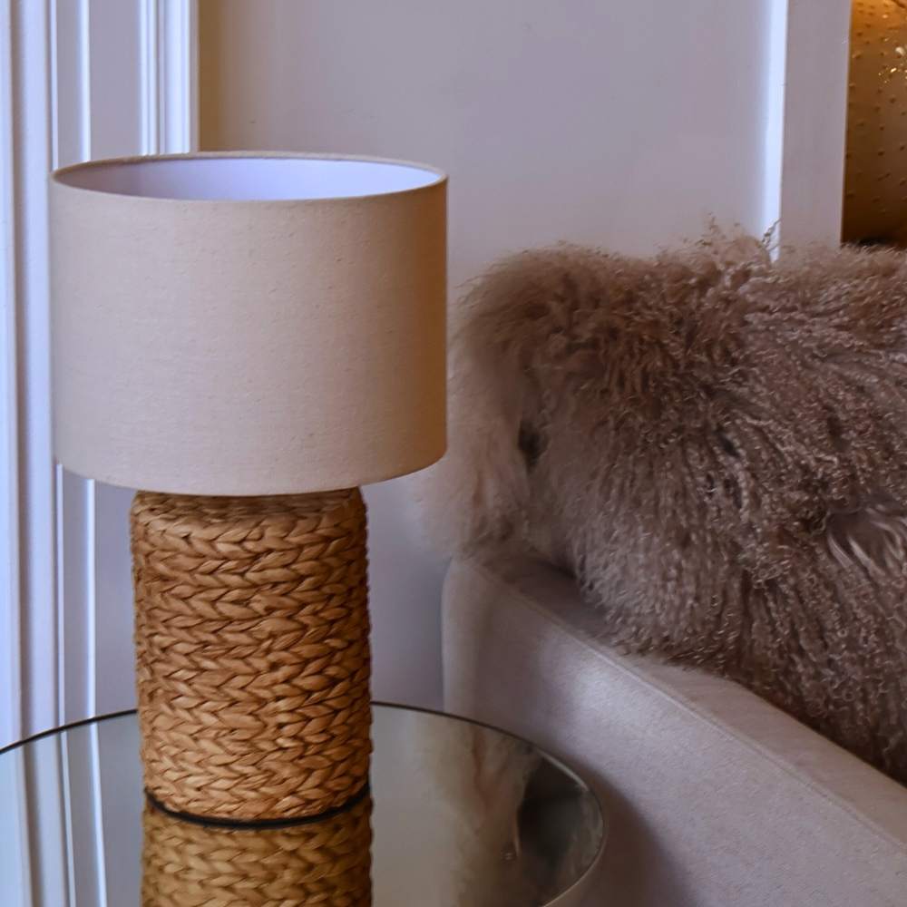 Lampe de table Kelcey Rope et abat-jour