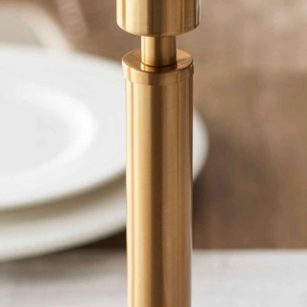 Lampe rechargeable Harrison en laiton vieilli