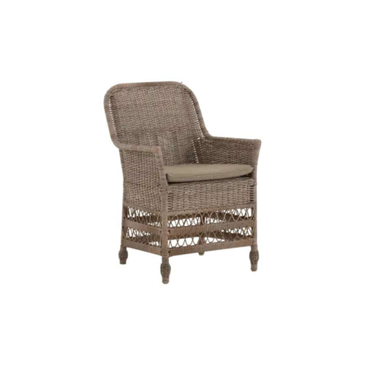 Fauteuil de jardin de luxe en tissu Flamant Wexford