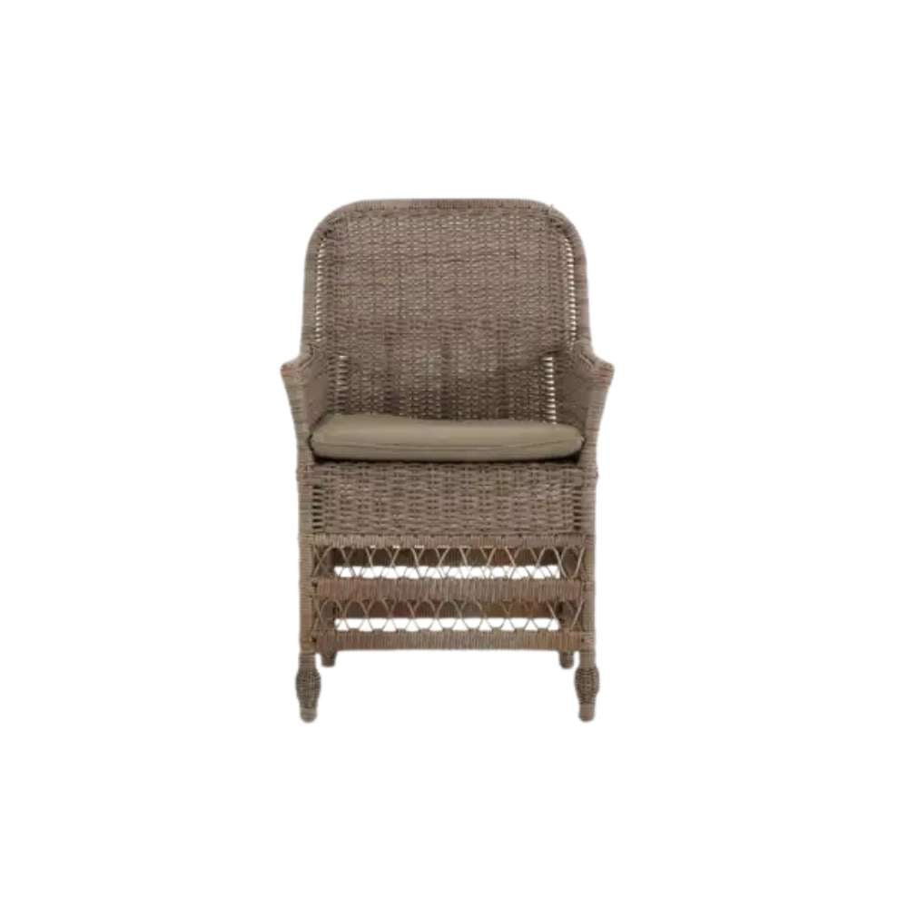 Fauteuil de jardin de luxe en tissu Flamant Wexford