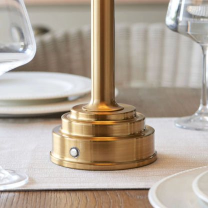 Lampe rechargeable Harrison en laiton vieilli