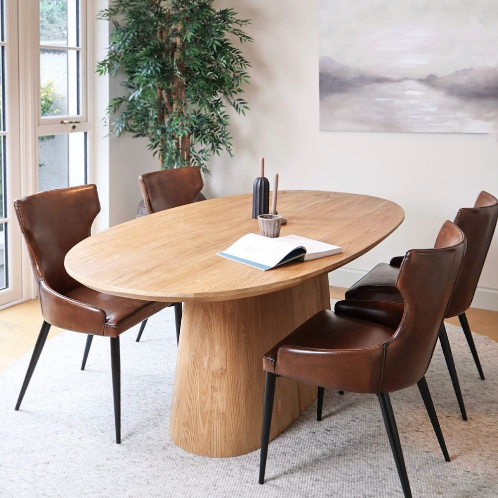 Chaise de salle à manger Ellis Vintage marron