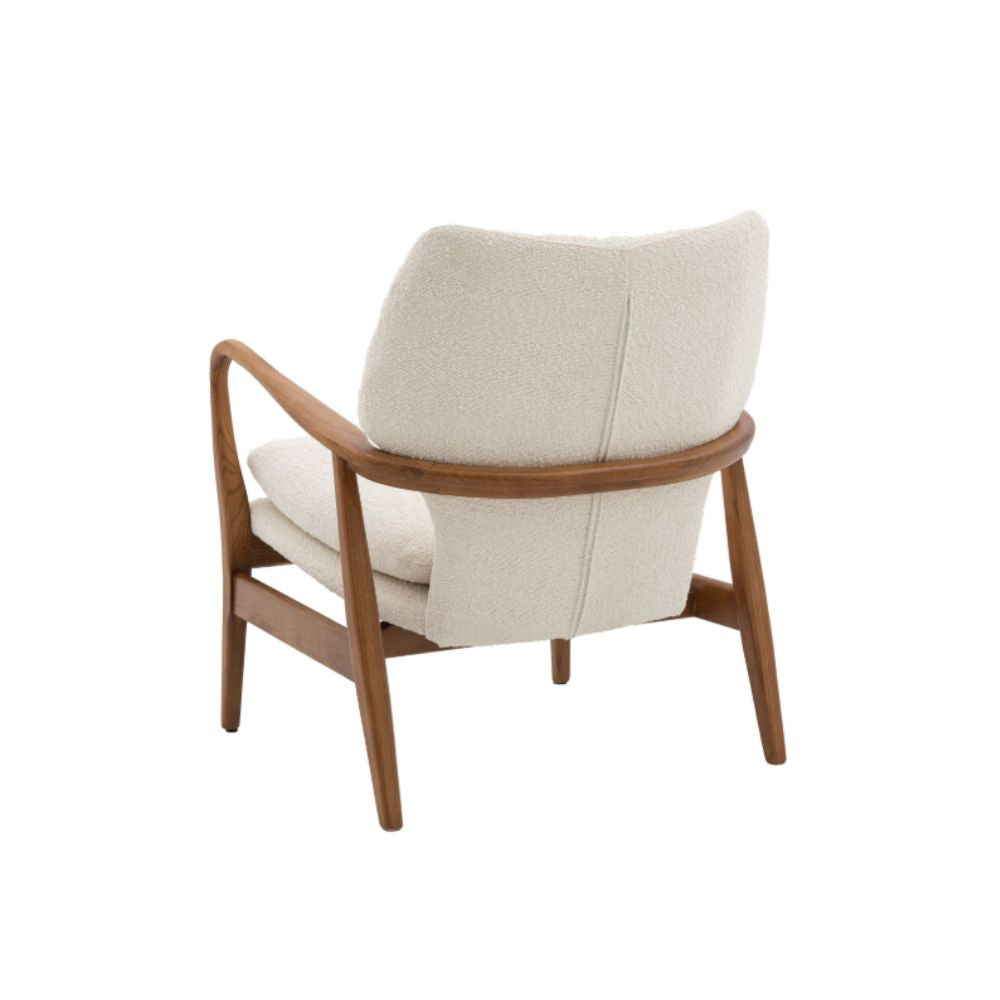 Fauteuil Jensen Bouclé Crème - Ex Display