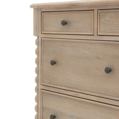 Commode artisanale à 7 tiroirs