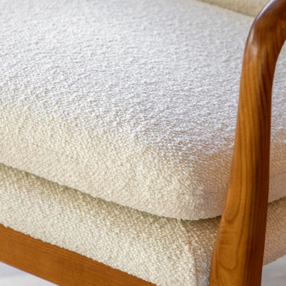 Fauteuil Jensen Bouclé Crème - Ex Display