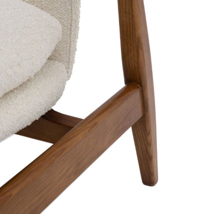 Fauteuil Jensen Bouclé Crème - Ex Display