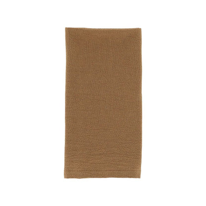 Serviette en tissu cognac