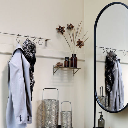 Rambarde en laiton antique