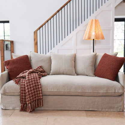 Canapé Flamant Hira – Lin naturel, confort et style intemporels