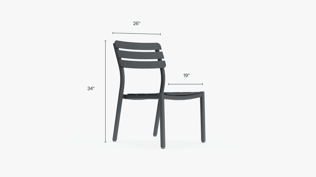 Chaise de salle à manger sans accoudoirs 595