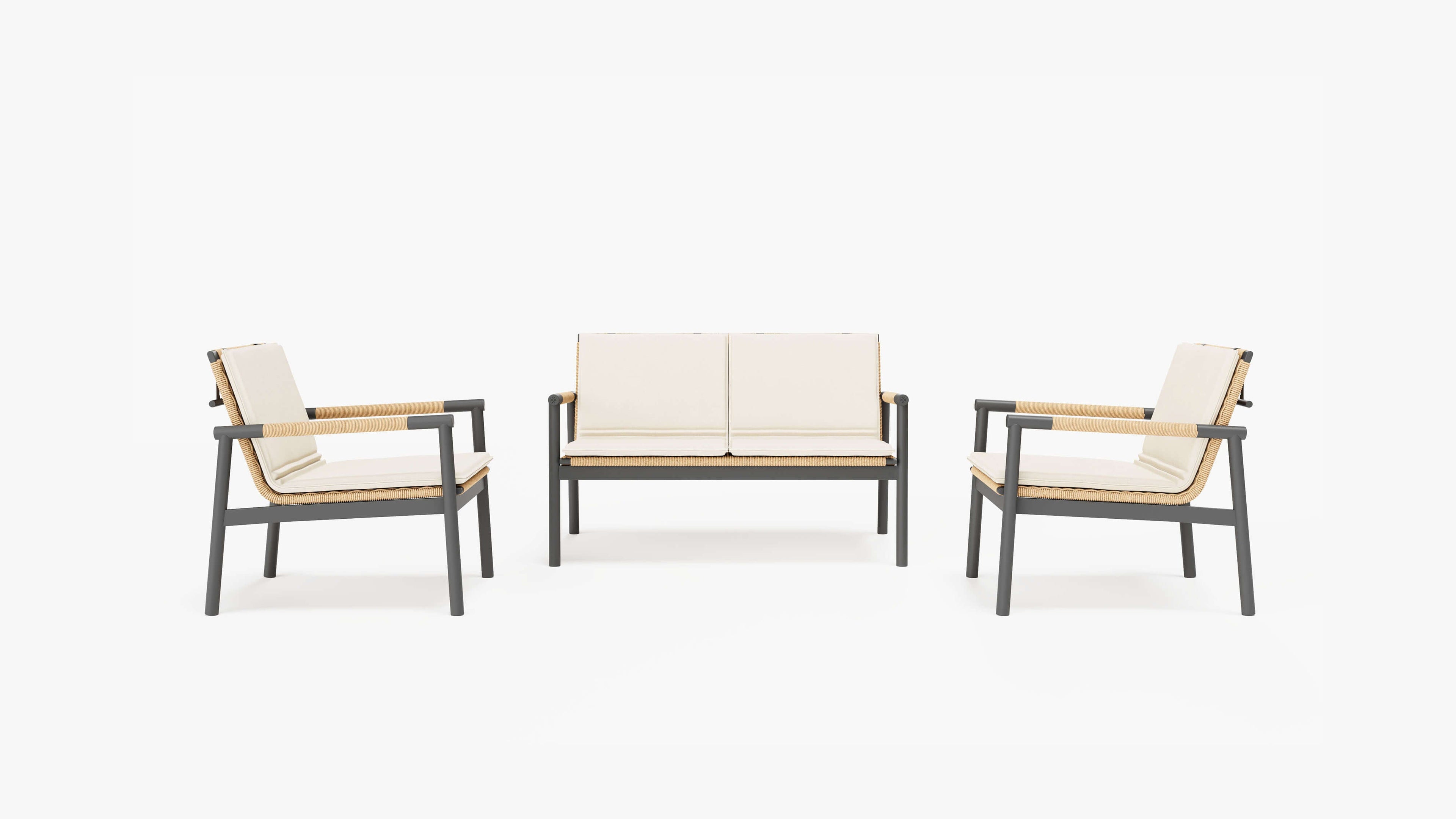 Coussins pour ensemble causeuse et conversation Flex