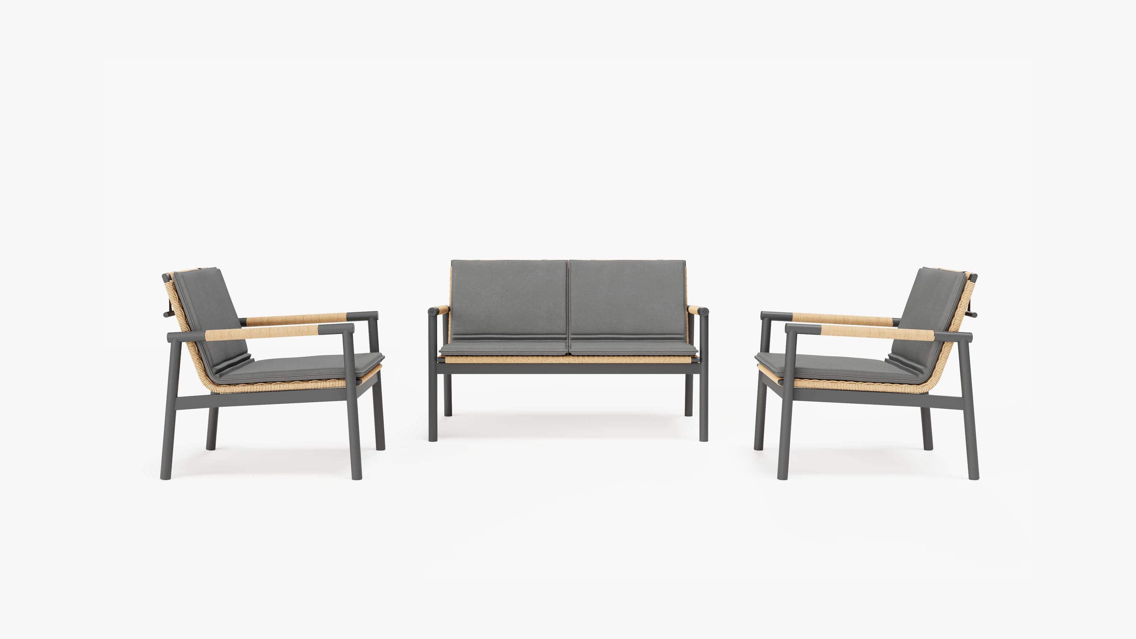 Coussins pour ensemble causeuse et conversation Flex