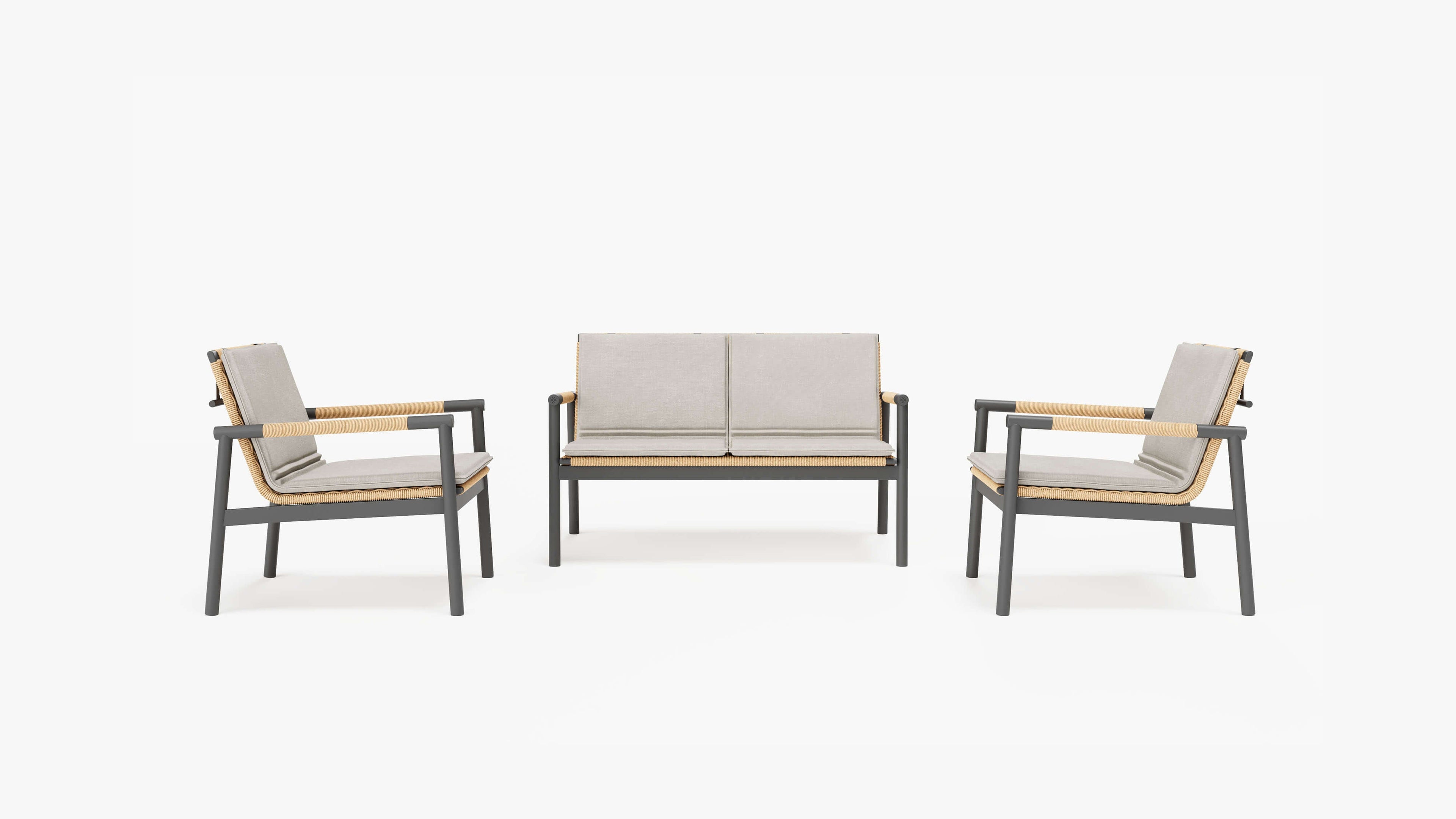 Coussins pour ensemble causeuse et conversation Flex