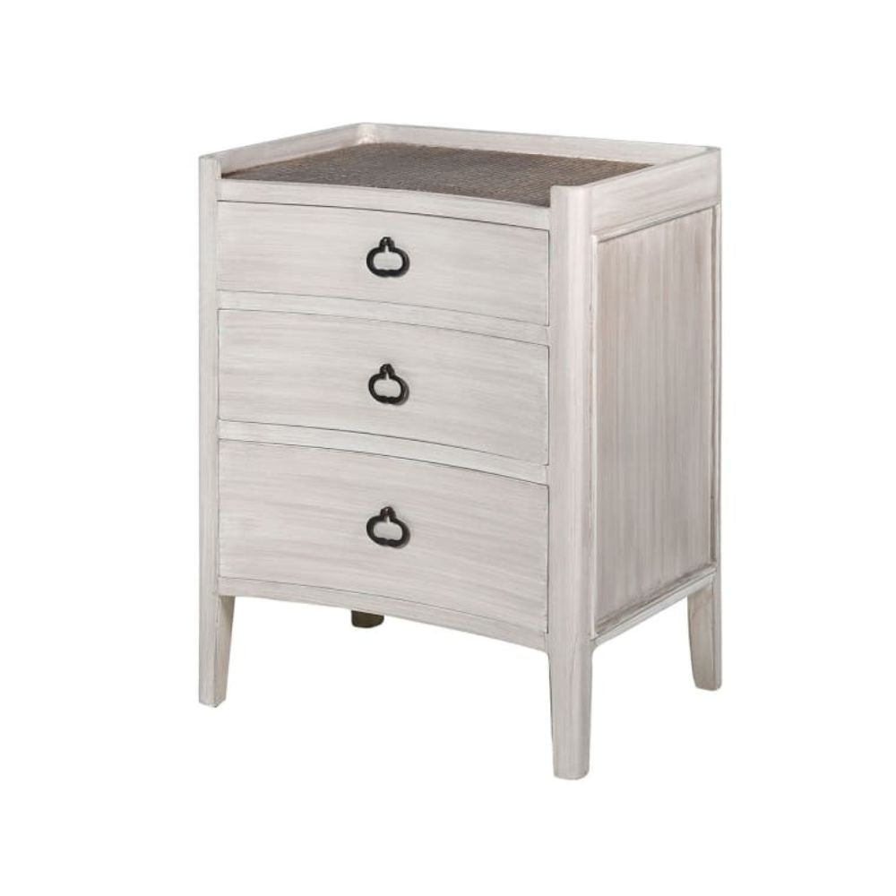Table de chevet Norfried à 3 tiroirs