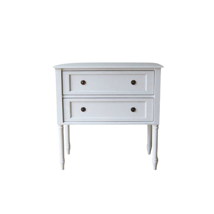 Commode Anita à 2 tiroirs - Blanc cassé