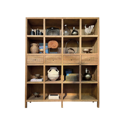 Bibliothèque Monet en chêne