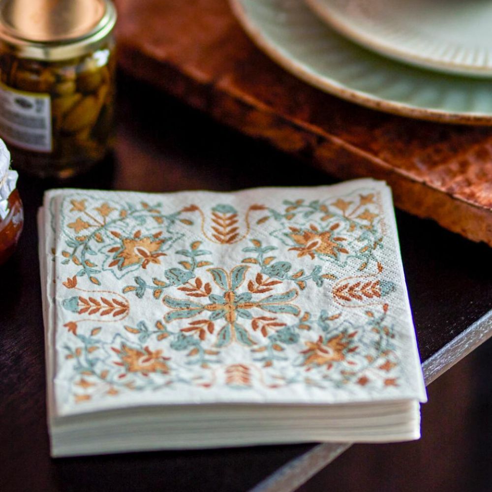 Serviette à motif Aria