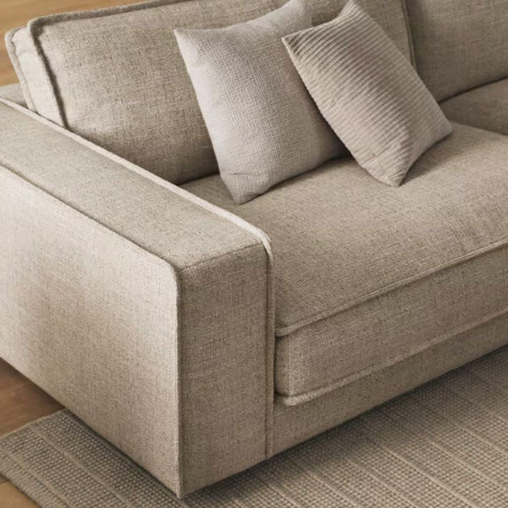 Bolia - Canapé Noora (modèle d'exposition) - structure en chêne huilé, tissu bouclé doux et laineux