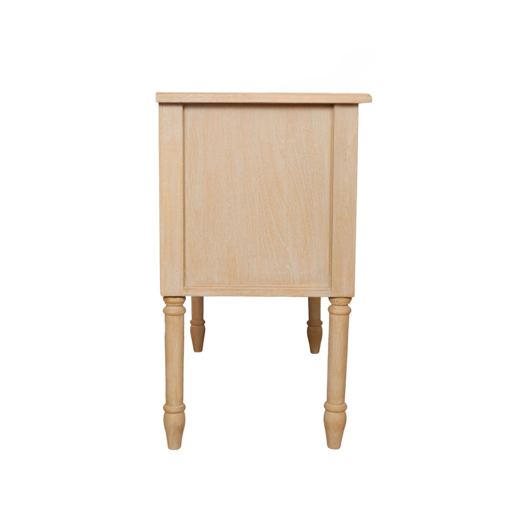 Commode Anita à 2 tiroirs - Gris ciel