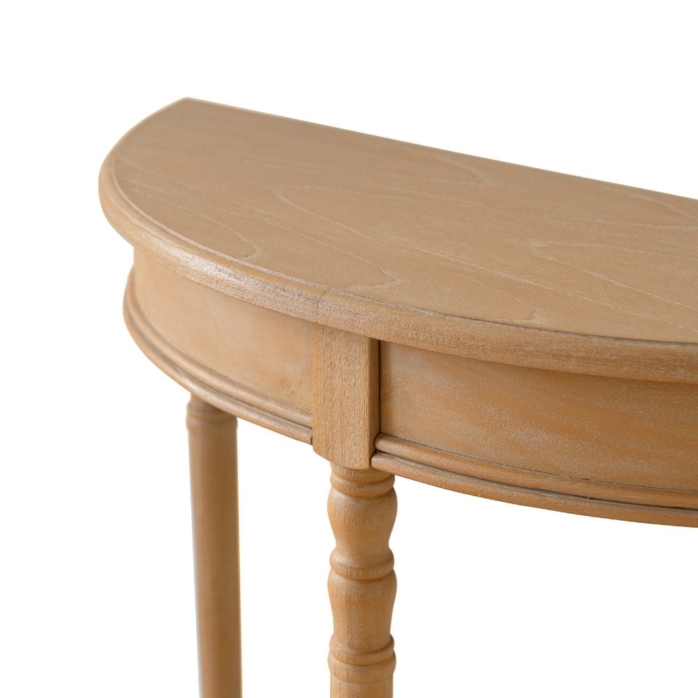 Table console demi-lune Mariella