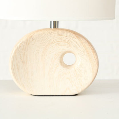 Lampe d'appoint en chêne, assortie