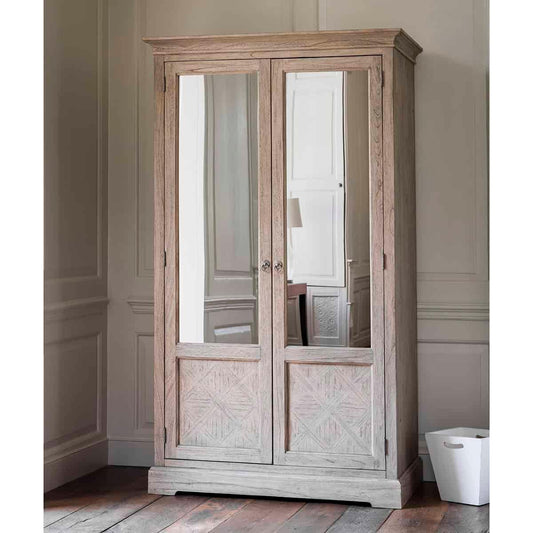 Armoire Mustique à 2 portes miroir