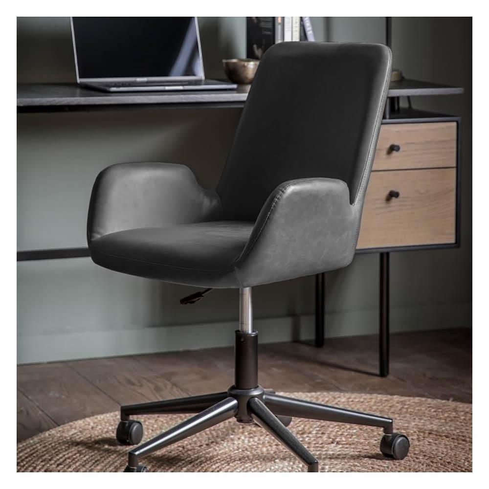 Fauteuil pivotant Faraday anthracite