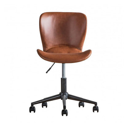 Fauteuil pivotant Mendel marron