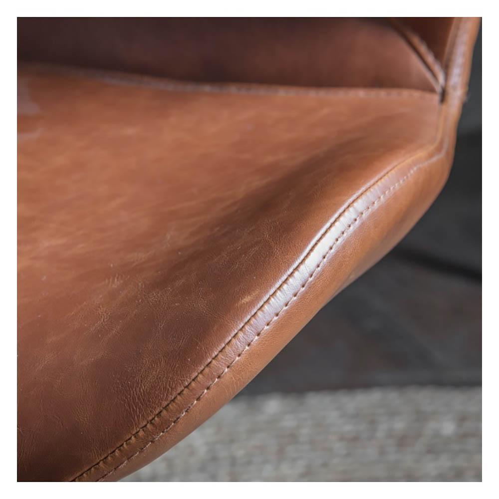 Fauteuil pivotant Mendel marron