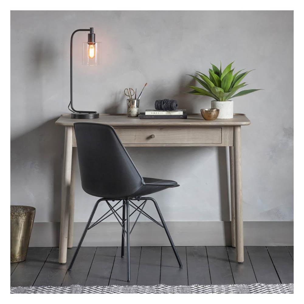 Bureau Kingham à 1 tiroir gris