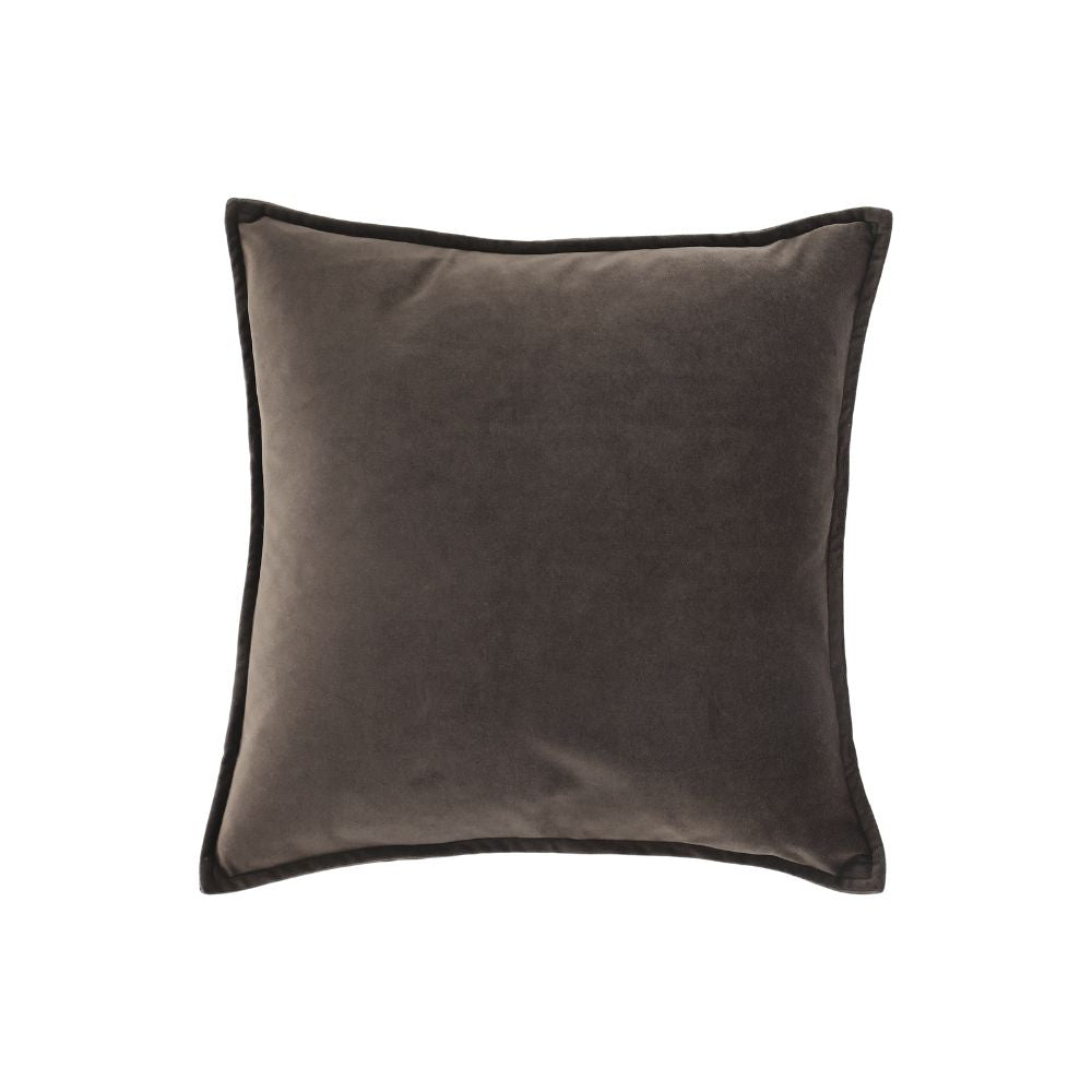 Coussin Mocca en velours