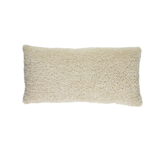 Coussin lombaire beige Lia